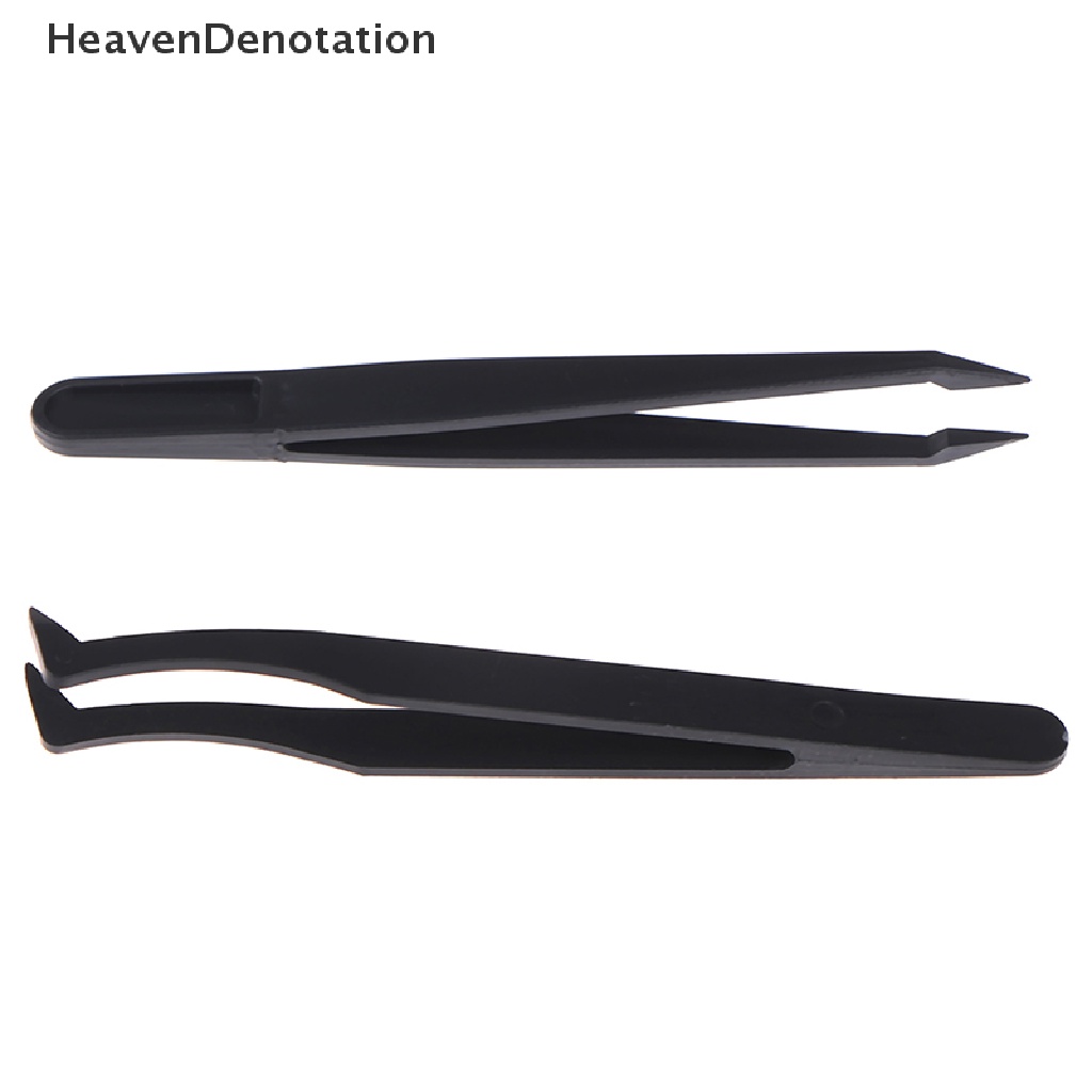 [HeavenDenotation] Curved Straight Tip Forceps Diamond Painting Tweezers Plastic Picking Tweezers