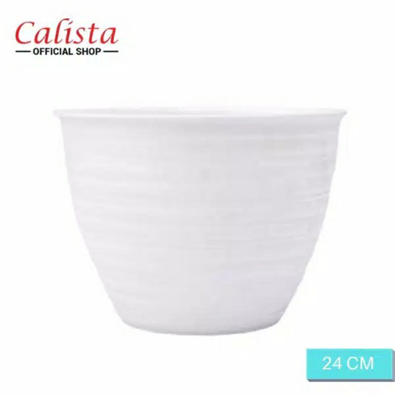 Pot tawon calista 24cm putih