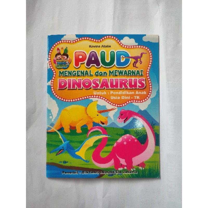 

BUKU EDUKATIF MENGENAL DAN MEWARNAI HEWAN PURBAKALA