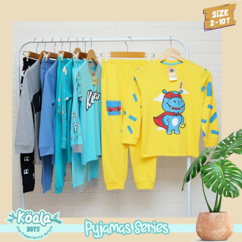 Baju Setelan Lengan Panjang Anak Laki-Laki dan Perempuan Brand Koala usia 1 tahun - 10 tahun