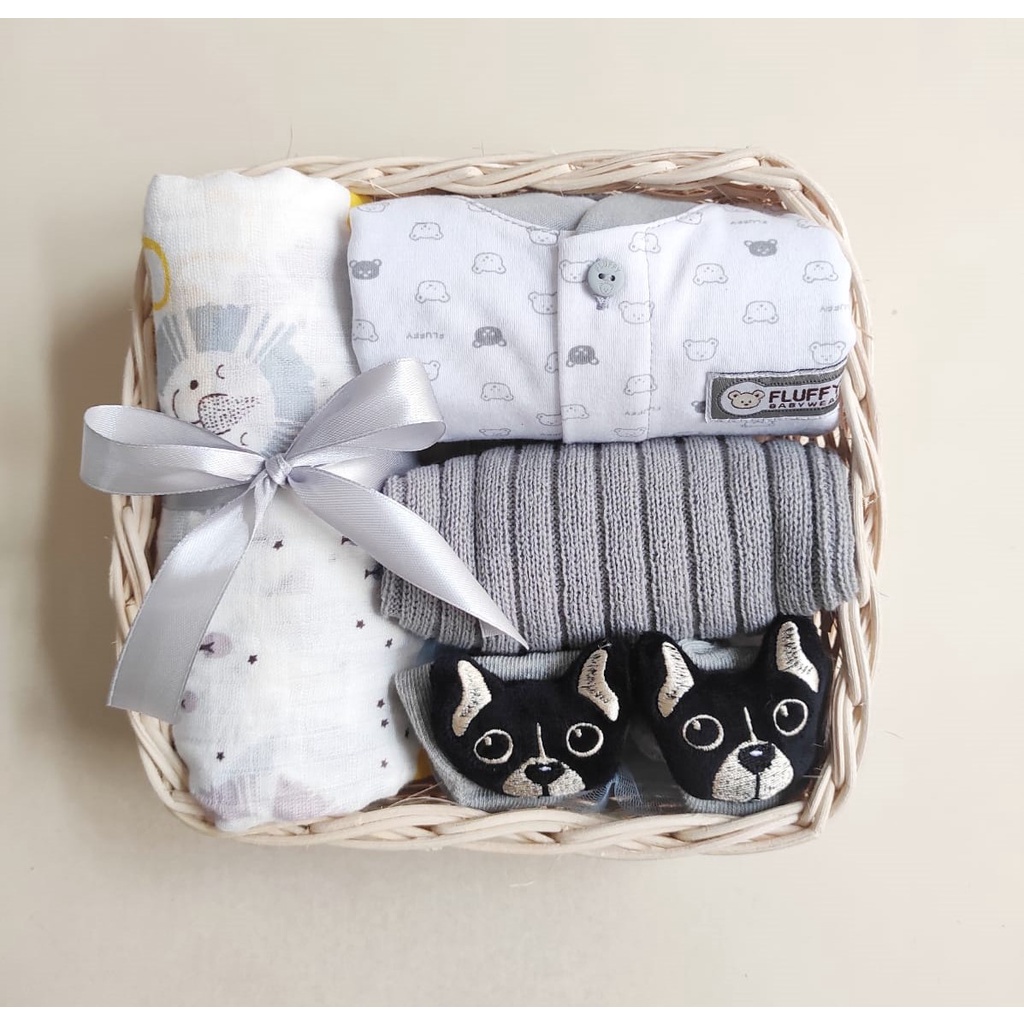 Hampers Parcel Paket Gift Set Kado Hadiah Newborn Baby Bayi Lahiran Rattan