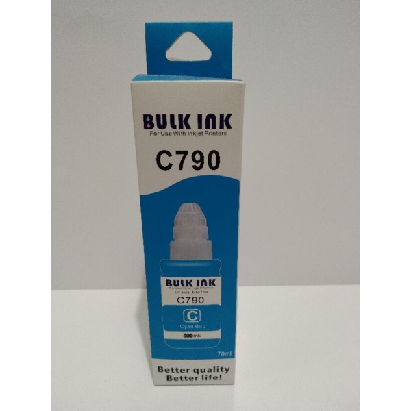 Tinta bulk ink Canon GI790 GI790 C790 Printer Canon G1000 G1010 G2000 G2010 G3000 G3010 G4000 - 135ml