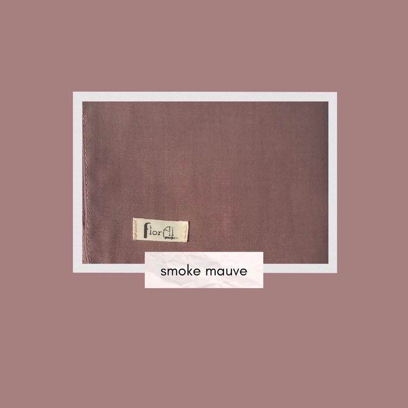 Qia Shawl Pashmina Voal Miracle-Smoke Mauve