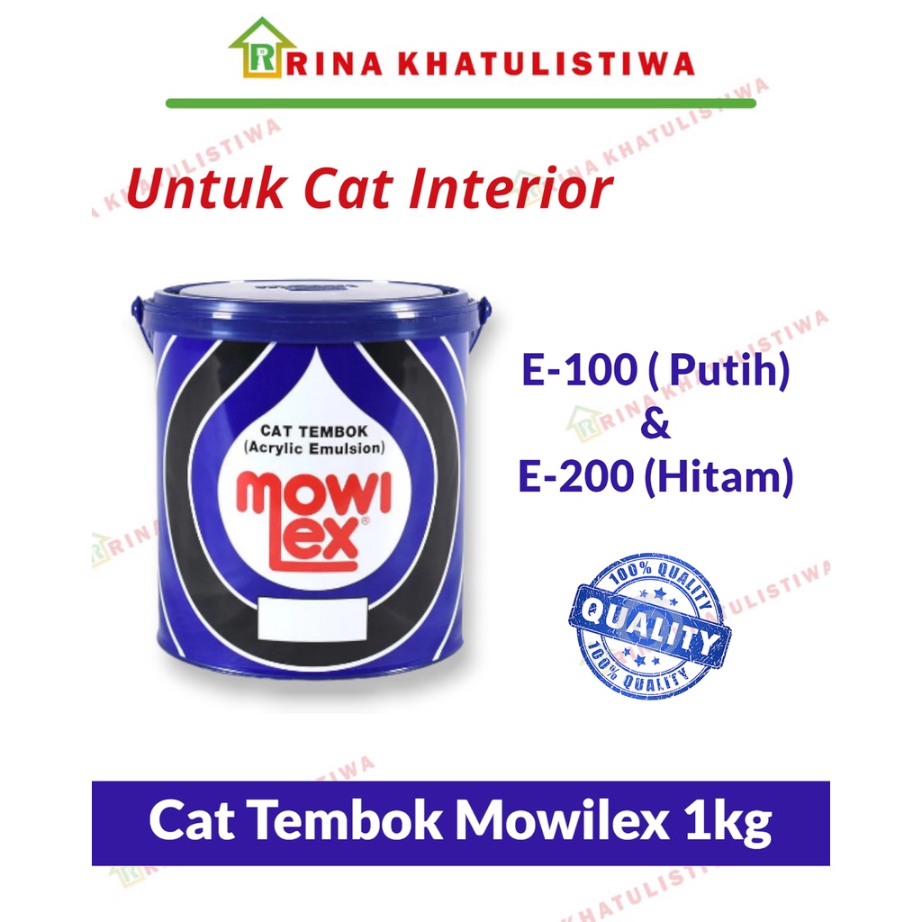 Cat Tembok Mowilex 1KG | Cat Mowilex 1KG | E-100  E-200