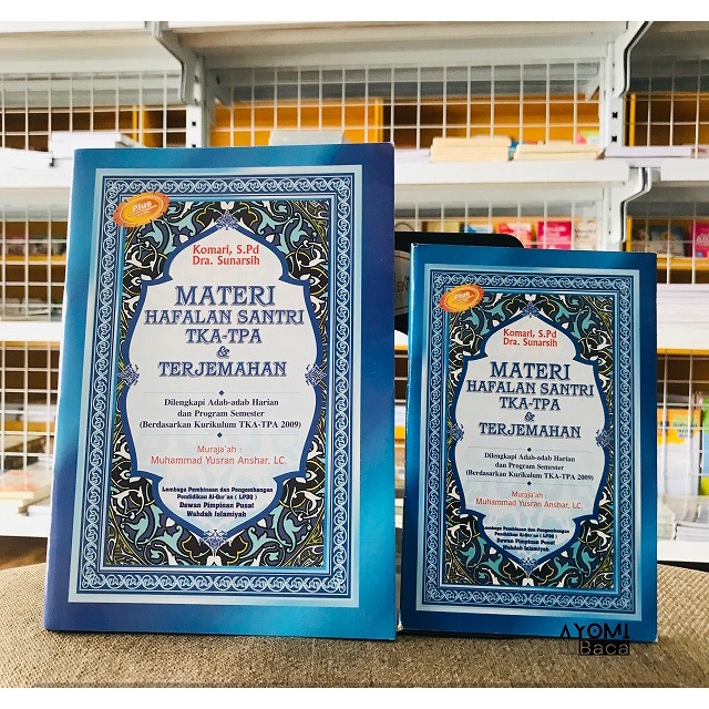 MATERI HAFALAN SANTRI TKA-TPA & TERJEMAHAN (UKURAN KECIL)