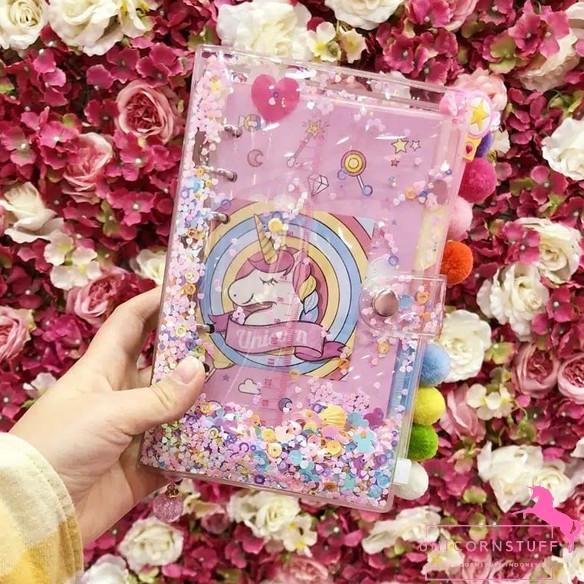 

1 Set Notebook Kulit Binder Anak Diary Buku Catatan Journal Pink A6