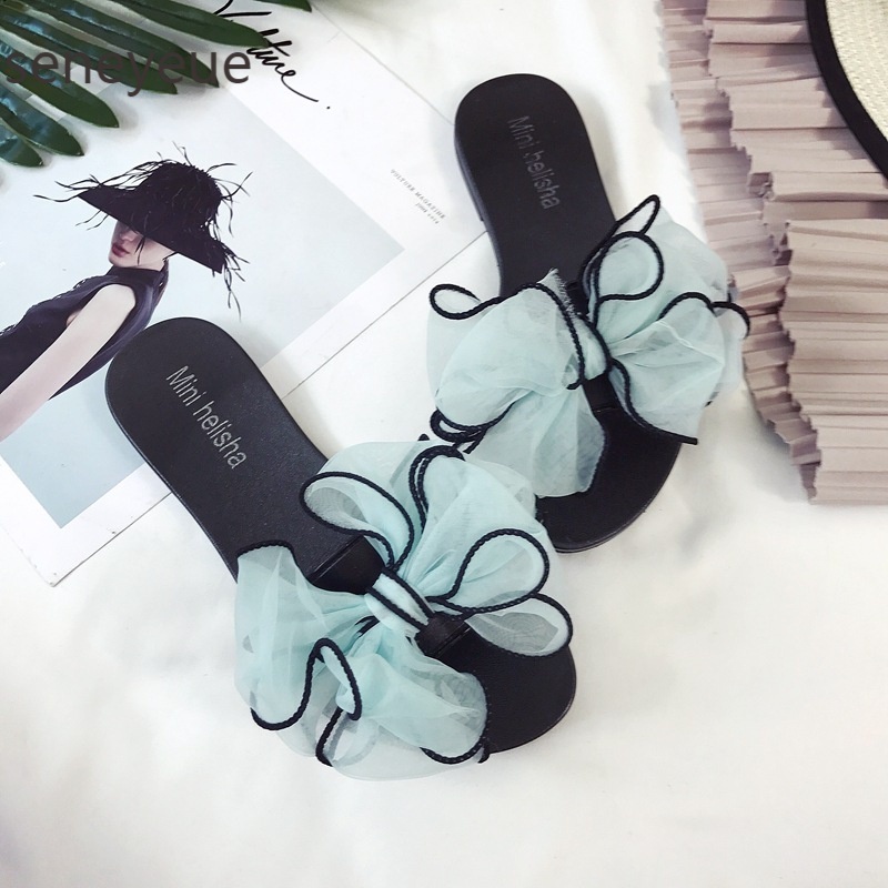 Korean Ribbon Sandals Flat 5052