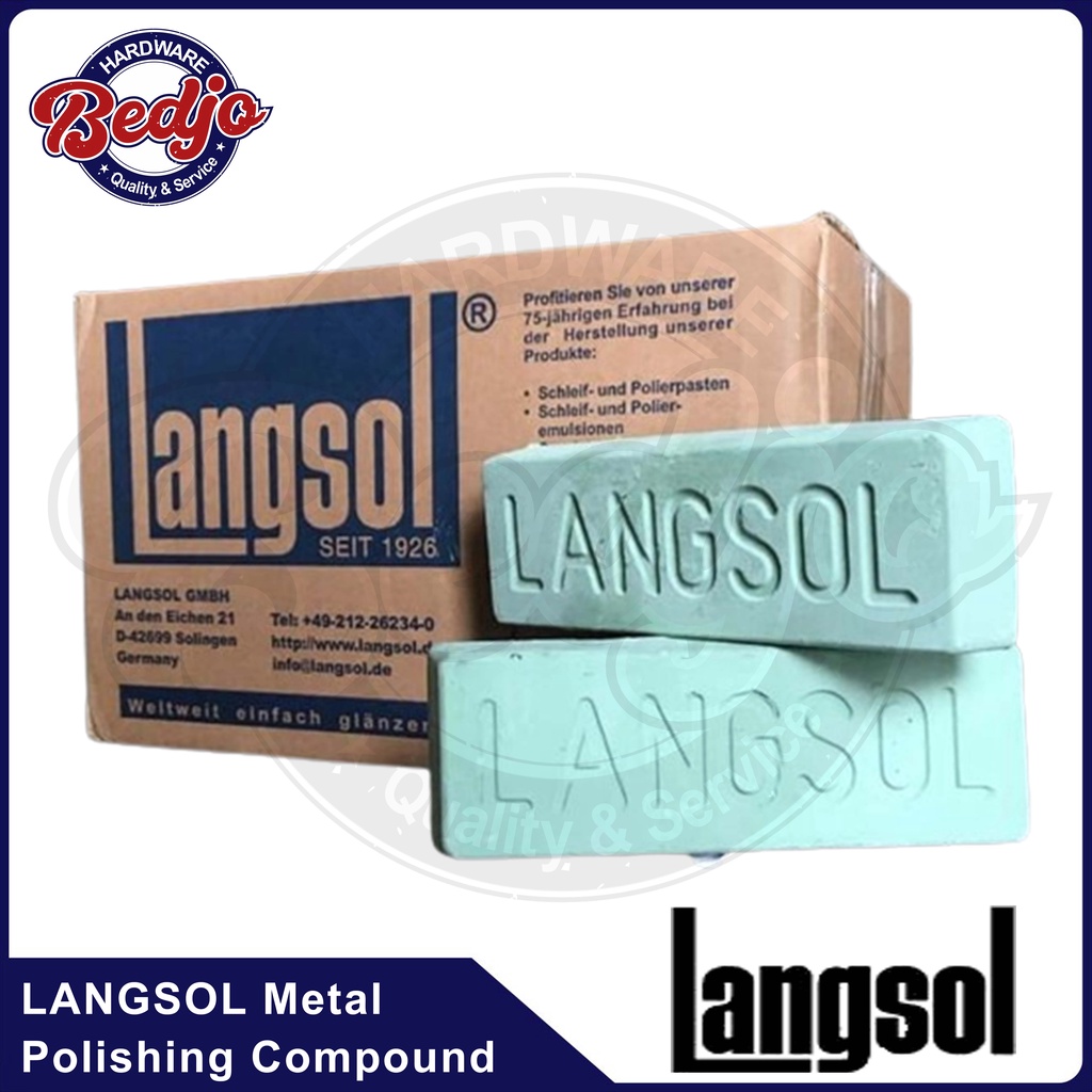 Langsol Batu Poles Metal - Batu Hijau - Batu Poles Stainless - Batu Ijo