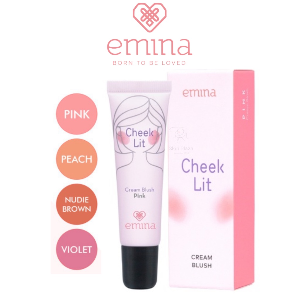 Emina Cheek Lit Blush Cream Cheeklit BlushOn Krim Original