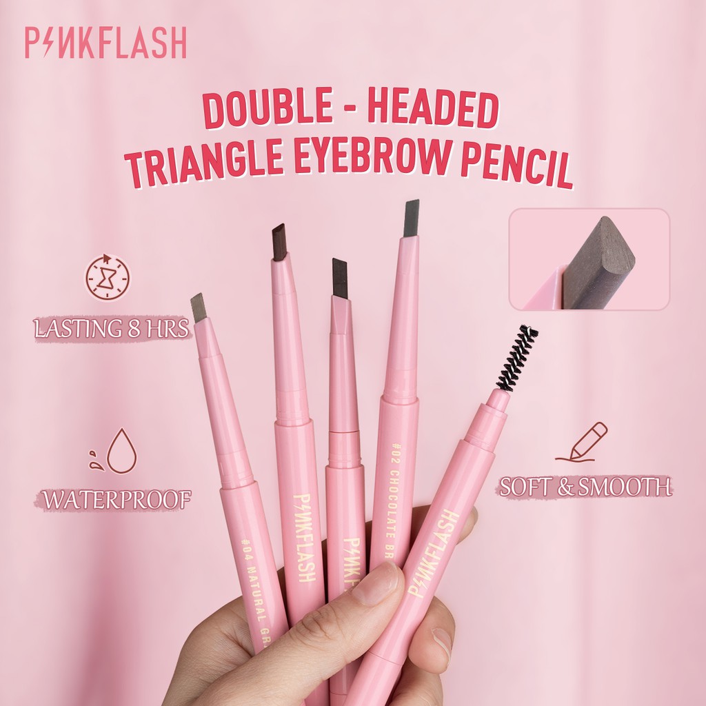 [NEW] PINKFLASH Automatic Eyebrow Waterproof Tahan 8 Jam Easy Pigmented