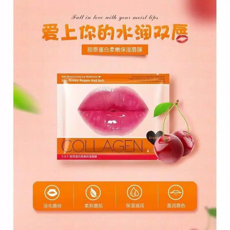 Masker Bibir Collagen Image / Masker Perawatan Bibir