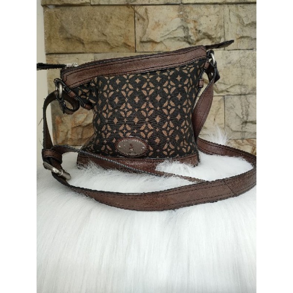 tas fossil pecan preloved