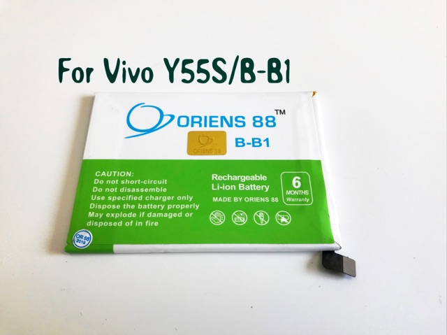 (P) Baterai batre battery Vivo VI Y55S B B1 double power/IC oriens88