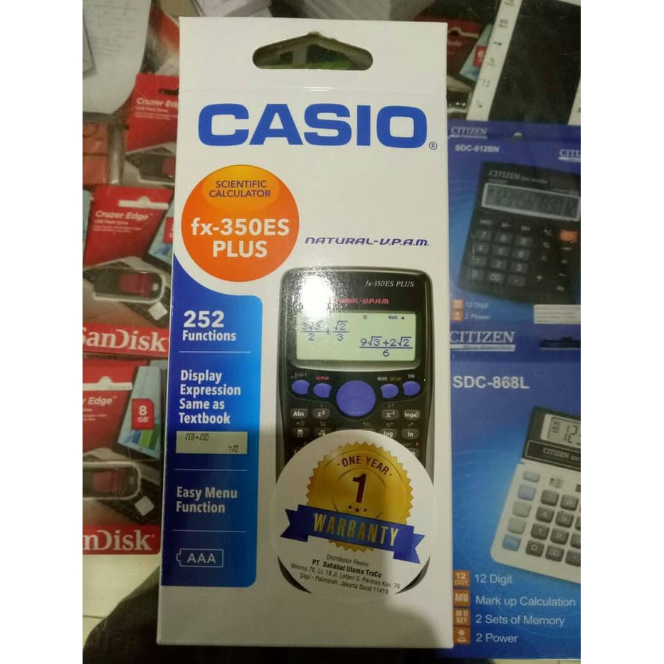 

Casio Scientific fx-350 ES PLUS