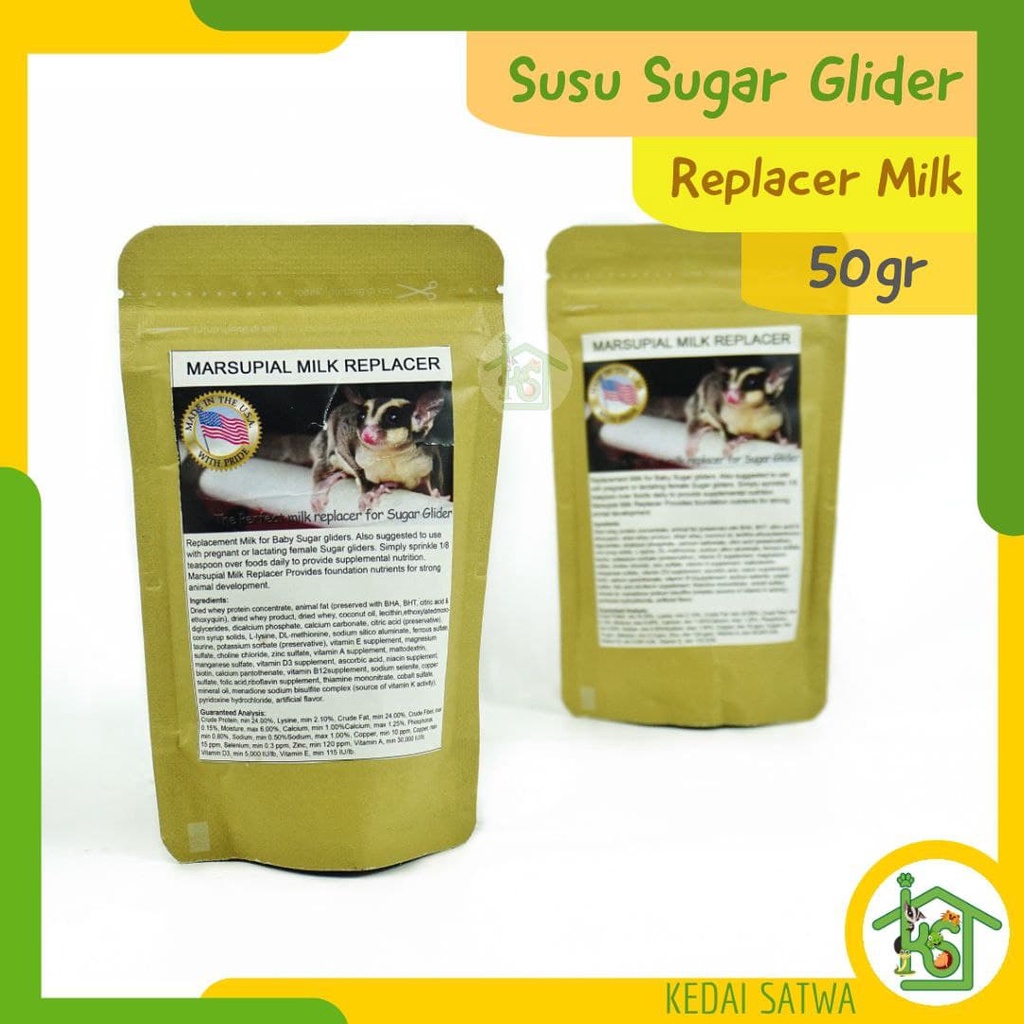 Jual Glider Milk / Possum Milk / Marsupial Milk Replacer Susu Khusus ...