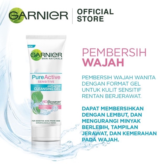 Garnier Pure Active Sensitive CLEANSING Gel