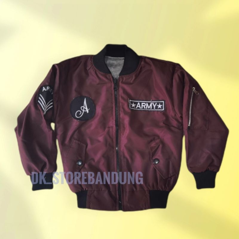 JAKET BAYI & ANAK UNISEX TERMURAH PREMIUM-MERAH MAROON