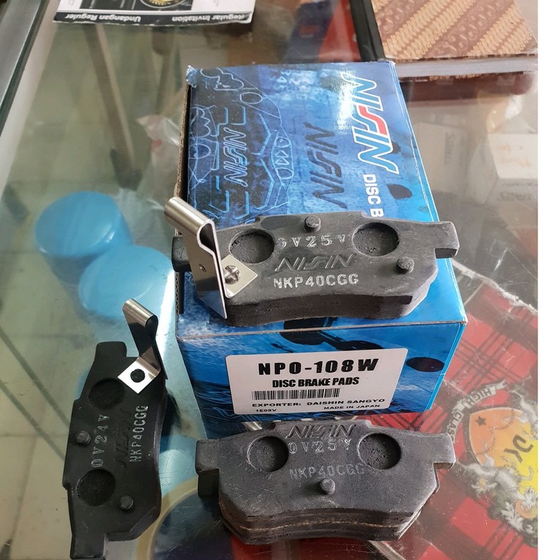 Brake Pad Kampas Kanvas Rem Cakram Belakang Honda Jazz GD3 S RS GE8 City IDSI VTEC 2003 2004 2005