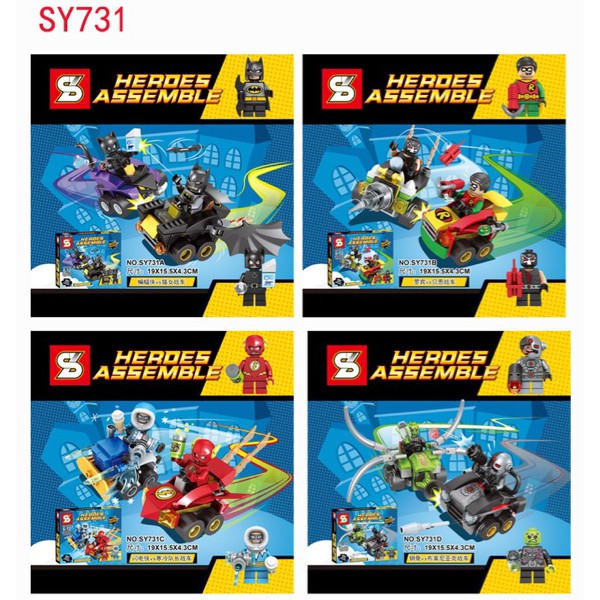 Lego Kw Kendaraan DC Super Heroes Mighty Micros SY 731