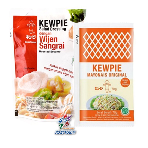 

KEWPIE Salad Dressing Wijen Sangrai, Mayonaise Sachet ALL Variant - SACHET