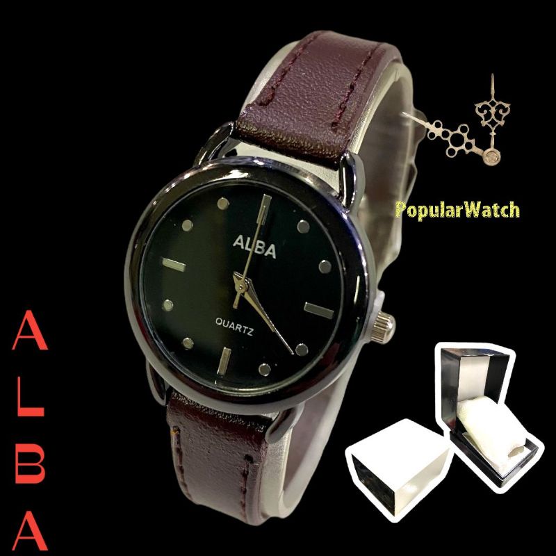 COD. FREE ONGKIR. Jam tangan alba kalep fashion wanita model terkini. free box &amp; baterai cadangan