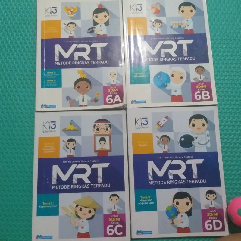 BUKU BEKAS MRT KELAS 6SD MASMEDIA