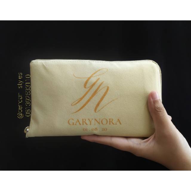 Tas laundry besar custom souvenir perusahaan lipat unik