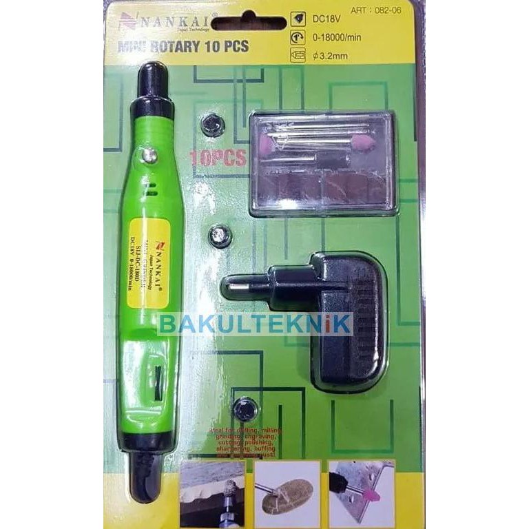 Ready Oke] Mini Drill Bor Mini Mesin Potong Gerinda Ukir Batu