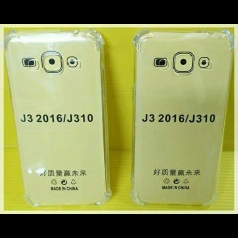 anti crack samsung j3 2016 case anti crack silikon bening samsung j3 2016
