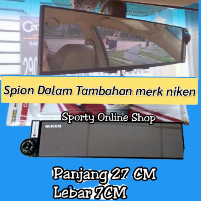 Spion dalam mobil universal plus kompas niken original taiwan