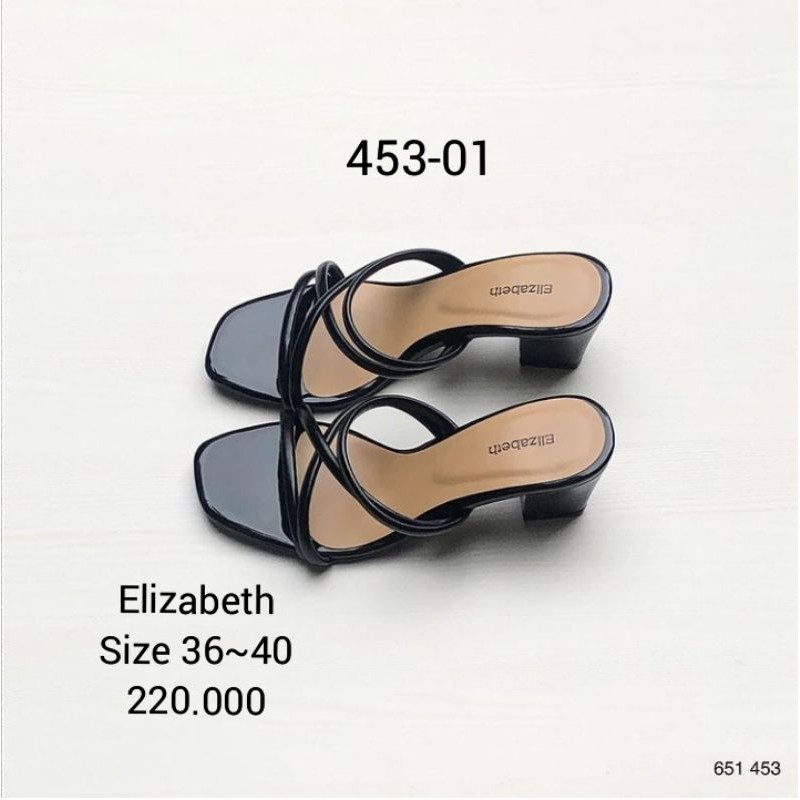sandal wanita elizabeth hak 5 cm size 40