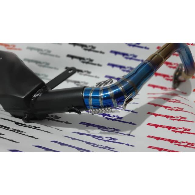 Knalpot klx clip on pipa pelangi pnp beat street , x ride old, x ride 125 new