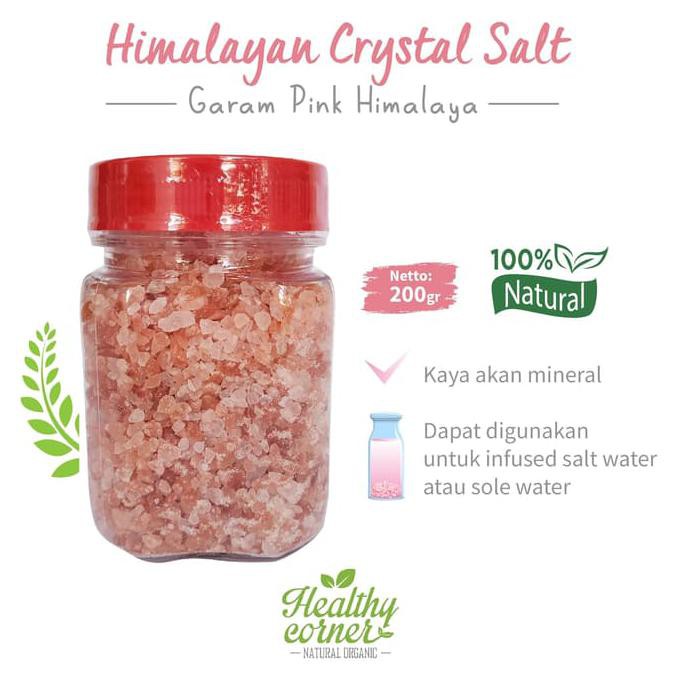 

Himalaya Crystal Rock Salt ( Garam Gunung Kristal Himalaya ) 200 gr HC HEMAT