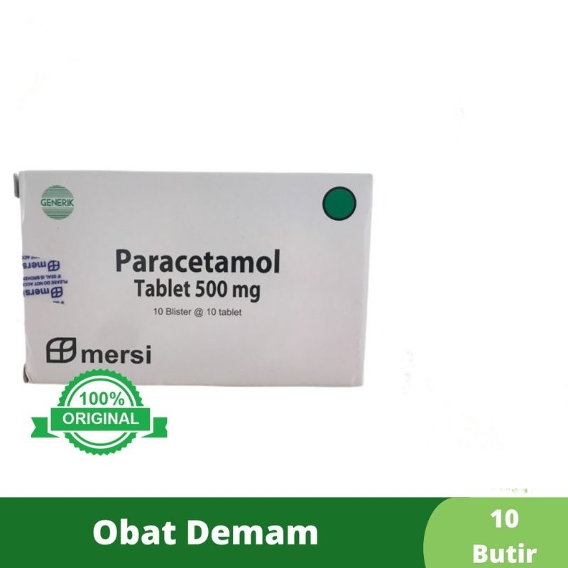 Paracetamol Mersi 500mg [1strip @10 tablet]