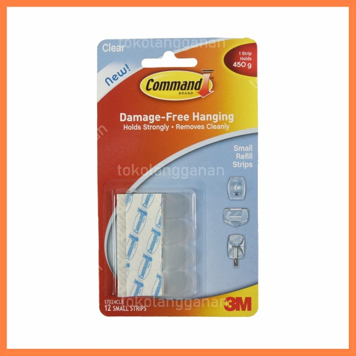 

3m Command Strip Isi Ulang Small - Transparan MA17