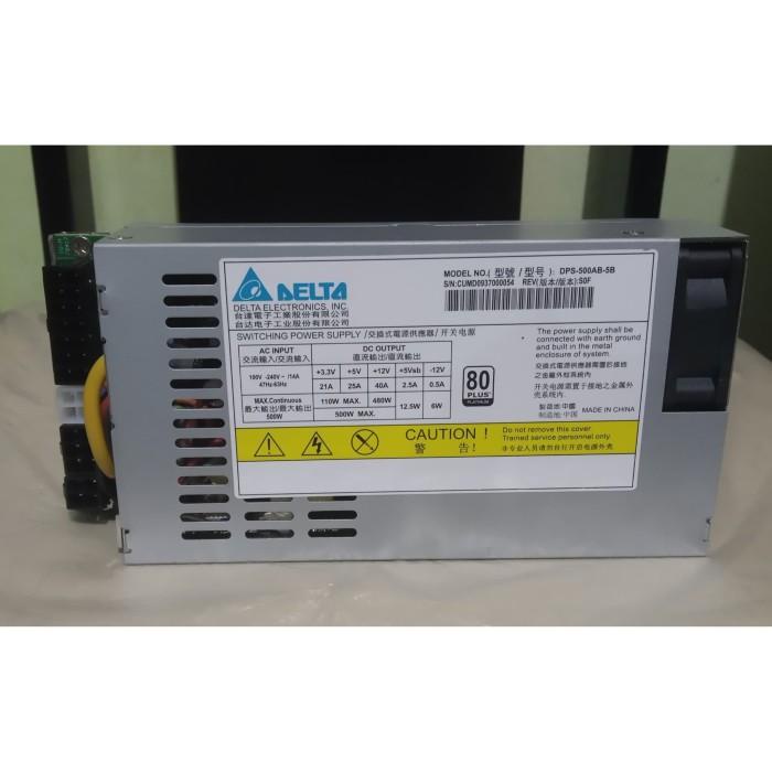Psu Delta 1U Flex Atx 500W 80+ Full Modular Custom Cable