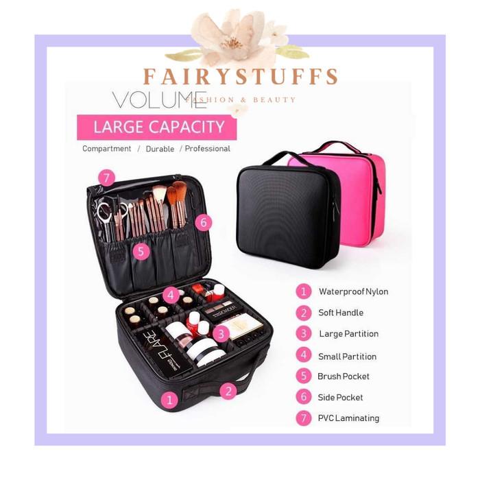 Koper Makeup MUA Makeup Case Beauty Case Organizer Tas Koper Kosmetik