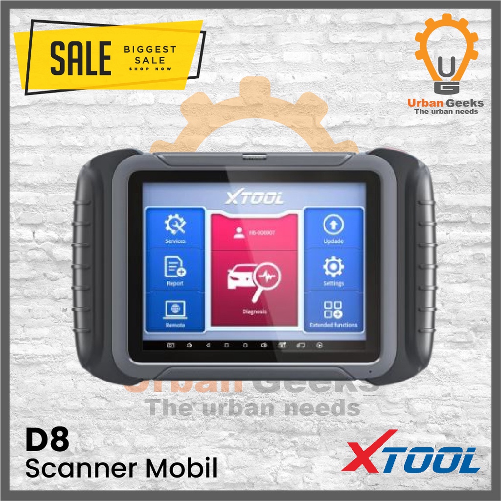 XTOOL D8 OBD2 Diagnostic Scan Tool with ECU Coding Key Programming Resets  OE Full Diagnostics SAS