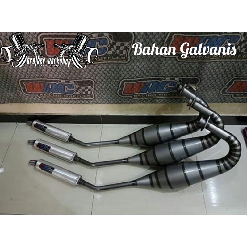 Knalpot WRC Ninja R Ninja RR old New Bahan galvanis Bisa Request