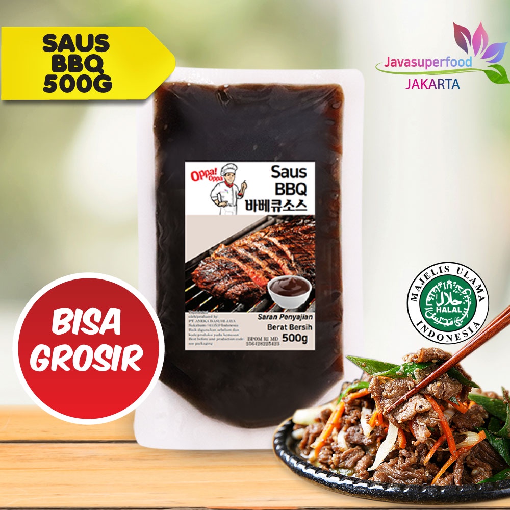 [HALAL] Saus BBQ korea 500G / Sauce daging BBQ STEAK.