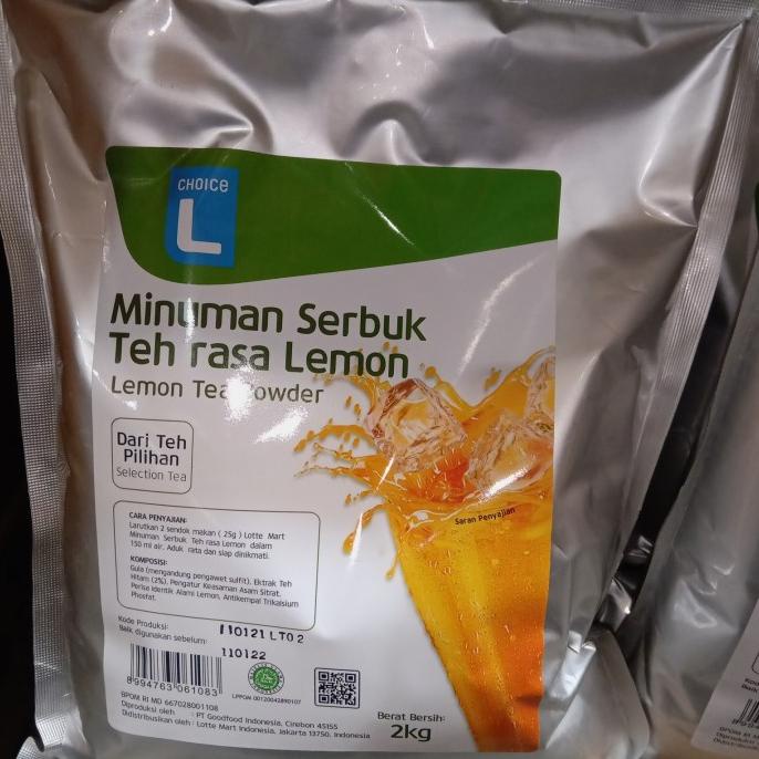 

(BISA COD) choice l lemon tea 2kg TERJAMIN Kode 1296