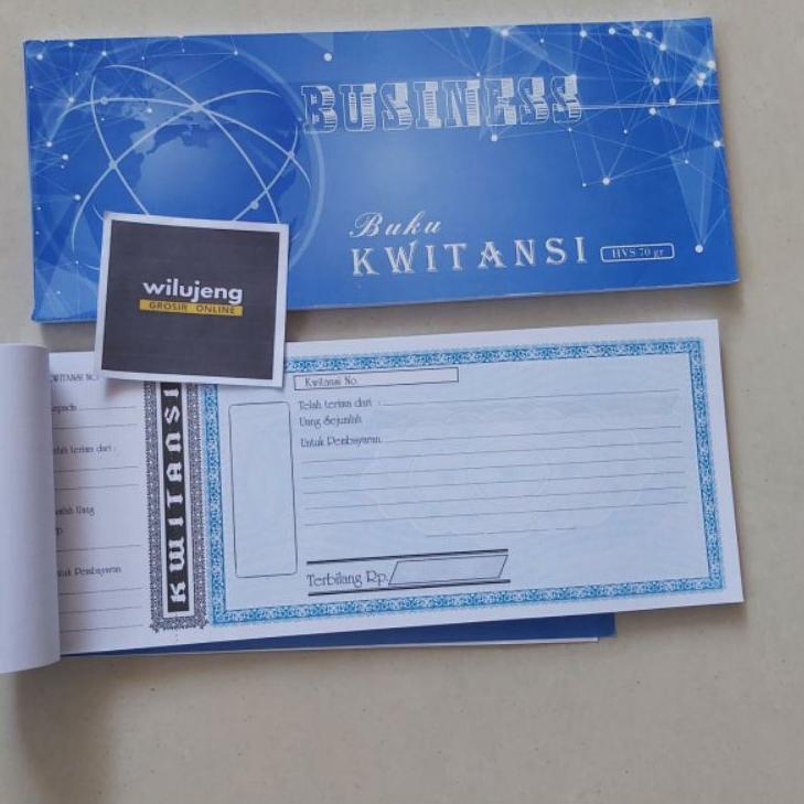 

ゞ Kwitansi Kuitansi Besar Business 70lembar HVS 70gsm (pcs) (197gr) Ð