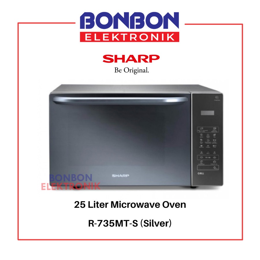 Sharp Microwave Grill Oven R 735 MT (S) / R735MTS / R 735MT Silver