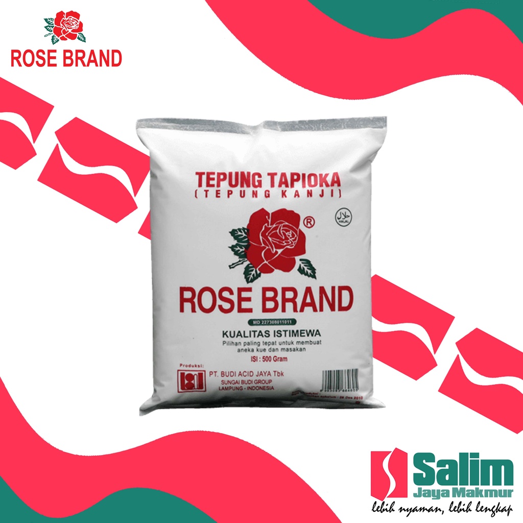 

Rose Brand Tepung Tapioka (Tepung Kanji) 500 Gr - Tepung Tapioka Kemasan