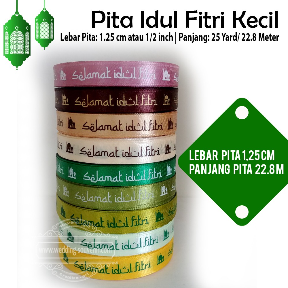 

Pita Idul Fitri Satin Kecil