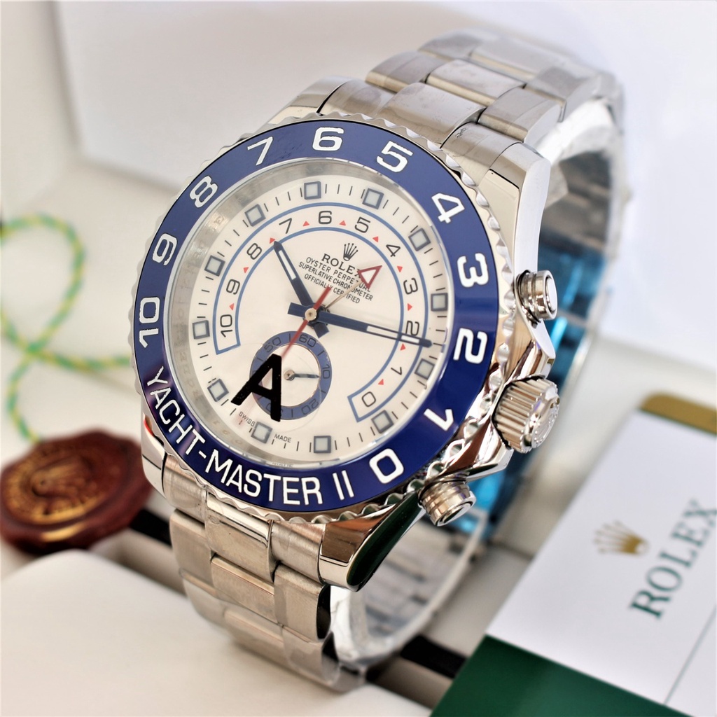 JAM TANGAN ROLEX YATCH MASTER II GRADE AAA/JAM TANGAN RANTAI ROLEX YATCH MASTER II/ROLEX YATCH MASTER INCLUDE BOX