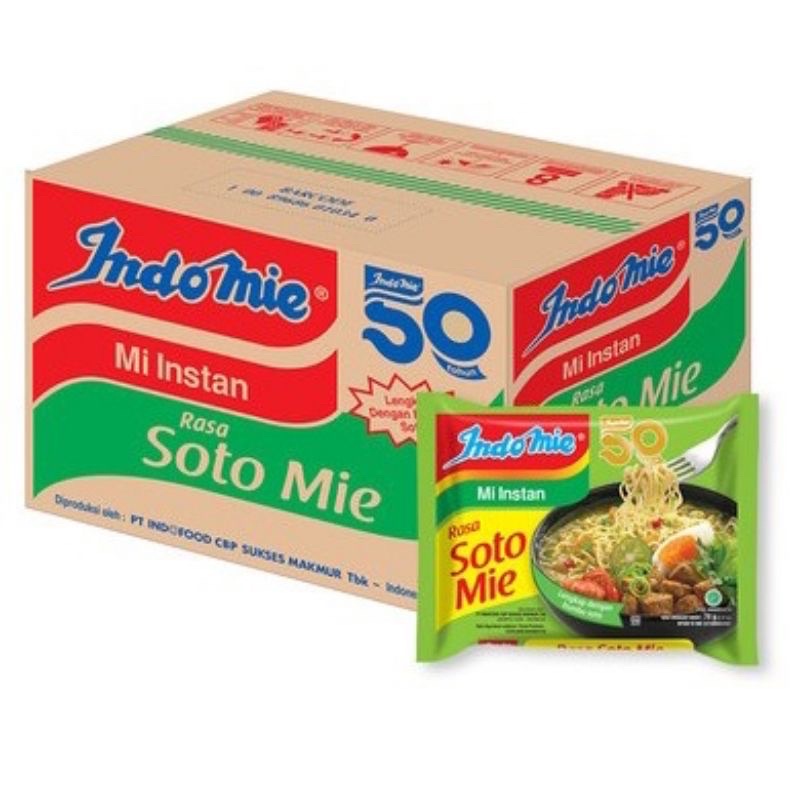 

INDOMIE KUAH RASA SOTO 1 DUS