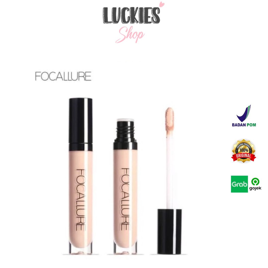 Official Distributor Focallure Full Coverage Liquid Concealer Original FA52 Concealer Liquid Ori