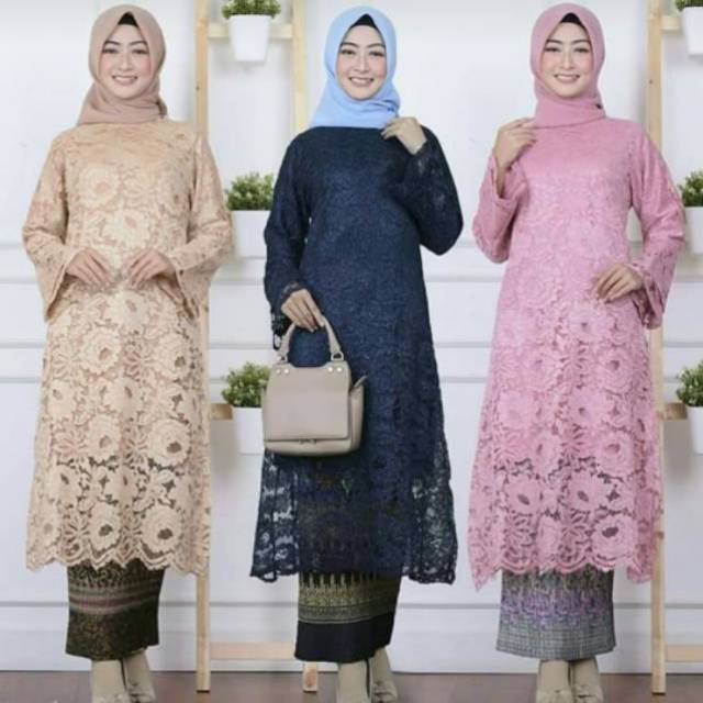 19 Gambar Baju  Tunik Brokat Gani Gambar