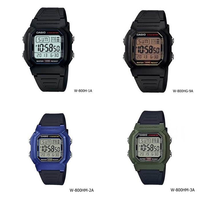 Loyal Watch 1975 - Jam Tangan Casio Genaral Digital Pria W-800H